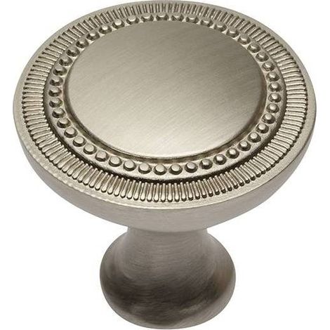 Pomolo Per Mobili Imper Nichel Satinato Mm. 31,5 - 10 Pz