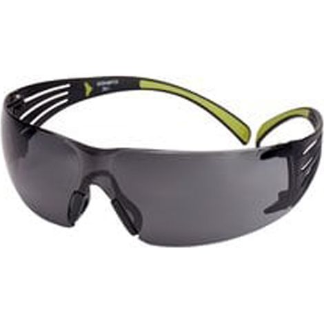 3M Schutzbrille SecureFit™ 400 EN166,EN170,EN172 Bügel schwarz grün,Scheibe grau