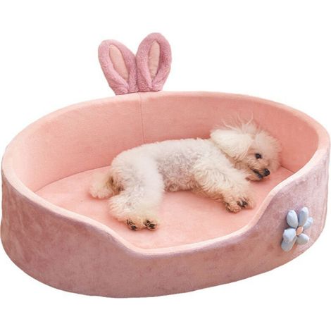 Canapé-lit pour chien respirant amovible lavable chaud confortable facile à entretenir pour chiens chats S 40 x 29 x 12 cm Animaux de moins de 2,5 kg