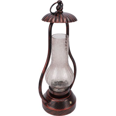 Kabellose, wiederaufladbare Vintage-Tischleuchte mit Touch-Steuerung, stufenlos dimmbar, 3 Farbtemperaturen und Touch-Bedienung für Schlafzimmer und Nachttisch (1/5)