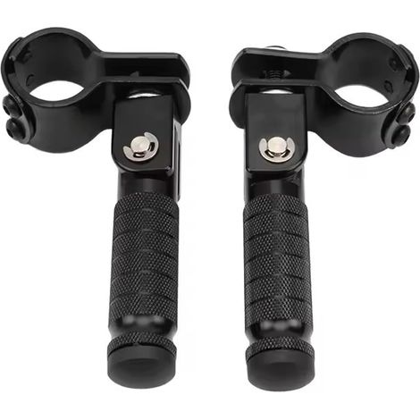 Paire de repose-pieds pour vélos électriques – Repose-pieds pour moto – Accessoires en alliage d'aluminium pour vélos, trottinettes et motos (1/5)