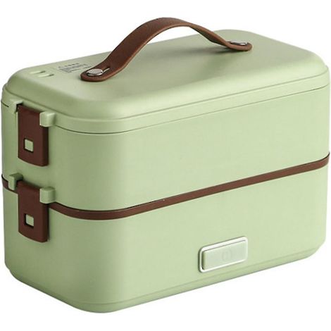 Elektrische Lunchbox mit 300 W, 220 V Speisenwärmer, schnelles Aufheizen, tragbar, EU-Stecker, ein Fach, umweltfreundlich. (1/5)