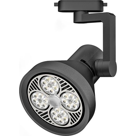 JSSEVN - 360° drehbarer LED-Strahler (35 W), gewerbliche Aluminiumbeleuchtung für Bekleidungsdekoration, energiesparende Deckenplatte (1/5)