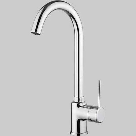 MONOCOMANDO LAVELLO CUCINA M4 CANNA ALTA GIREVOLE - Cromo