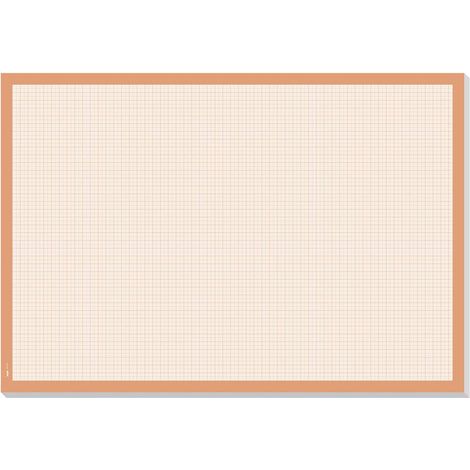 Sigel Graph HO270 Sottomano Bianco, Arancione (L x A) 595 mm x 410 mm