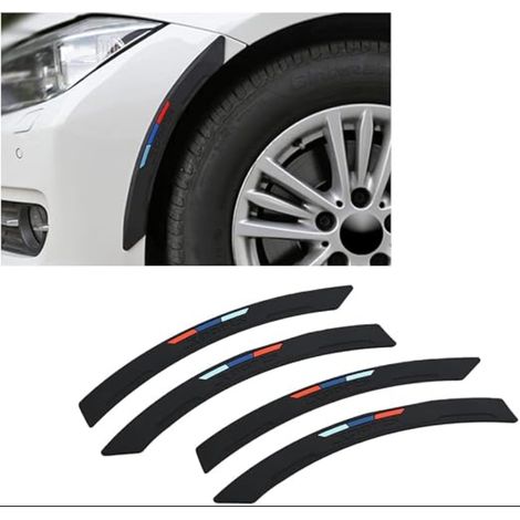 Élargisseur de Passage de Roue de Voiture - Autocollant Universel - Protection Anti-Collision - Élargissement d'aile de Roue - Décoration - Noir (1/5)