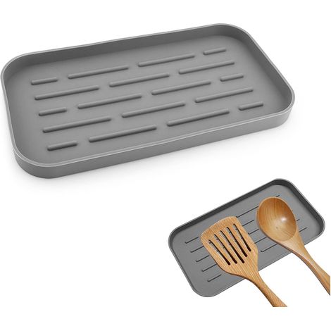 1 Repose Cuillère, Silicone Résistant Chaleur, Support Usiles Antidérapant, Pour Cuisine Table