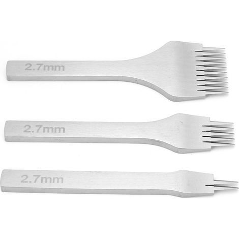 Set mit 3 Pro Stitch Ledernähahlen 2,7/3,0/3,38/3,85 mm zum Stanzen von Löchern (2,7 mm) (1/5)