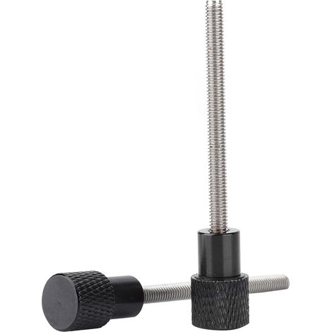 Lot de 2 vis de fixation noires pour accessoires d'imprimante à rainure de dégagement de 5,5 pouces (1/5)