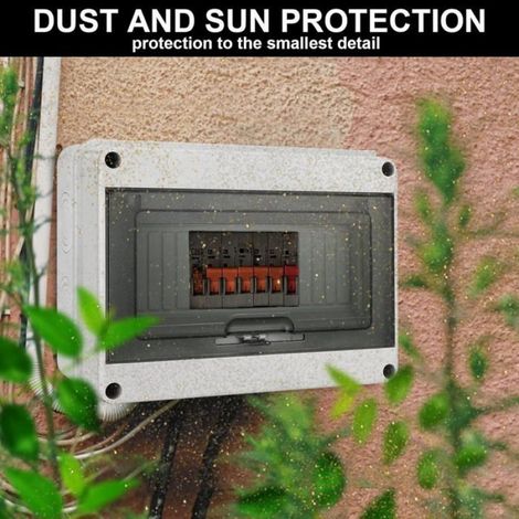 Coffret Electrique Etanche Exterieur, Etanche Electrique Exterieur, Armoire de Contrôle, Boitier de Jonction,HT8 (1/4)