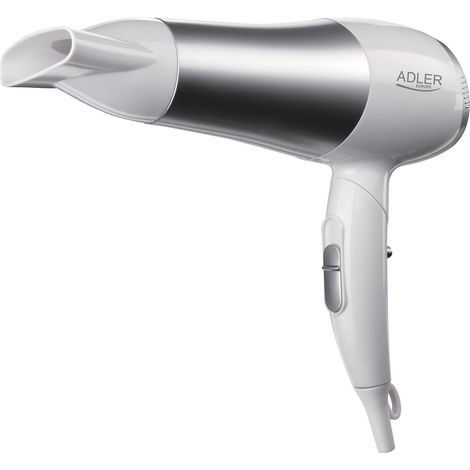 Séchoir, sèche-cheveux Adler AD 2225, 2200 W, Blanc / Argenté (1/4)