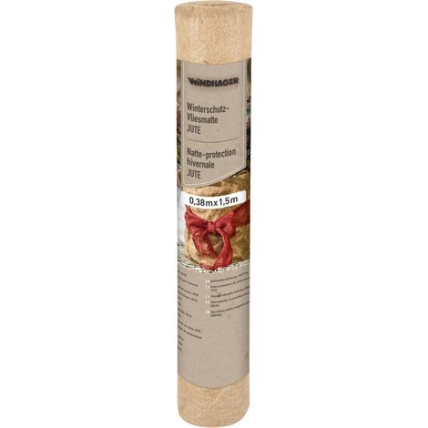 Windhager Winter-Vliesmatte 0,38 x 1,5 m, natur Schutzvlies (1/2)