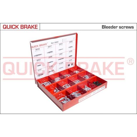 Assortiment, vis de purge d'air QUICK BRAKE 171-0002
