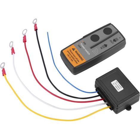 12V Funkfernbedienung Seilwinden-Kombination für Auto, ATV, SUV, UTV, Universal (1/4)