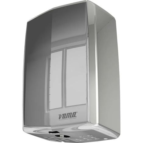 Asciugamani elettrico cromato con fotocellula risparmio energetico 1000 W (1/2)