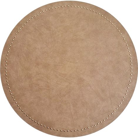 Set de Table Rond "Coppeur" 38cm Marron (1/3)