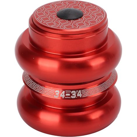 Viaron 34mm Doppellager-Steuersatz, für die Vorderradgabel von Mountainbikes oder Rennrädern, rot. (1/5)