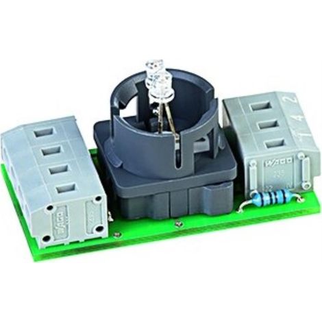 Georg Schlegel Tastkontaktgeber taktil, 1W Kontaktgeber CT, beleuchtbar Schraublose Federklemmtechnik, Querschnitt 0,14mm² - 2,5mm² - 1 Stück