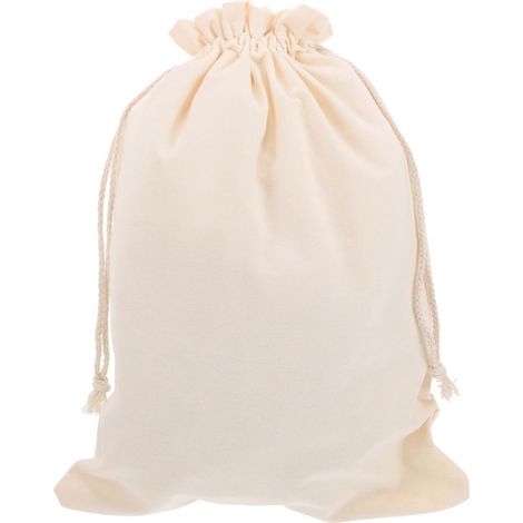 Sac à farine à cordon, grande capacité, résistant à l'usure, pour conserver le pain.-42.00X27.00X5.00CM-White