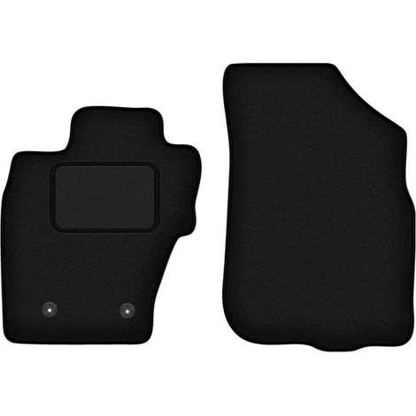 Tapis avant noirs pour : Dacia Duster I SUV 4x4 (2010-2018)