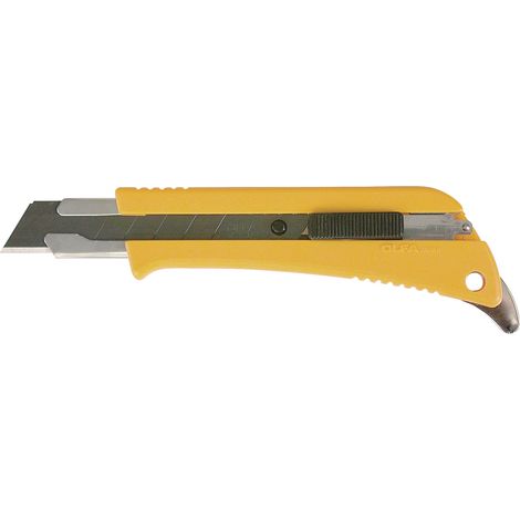 Lame per taglierino, lunghezza 165 mm, con pulsante di pressione