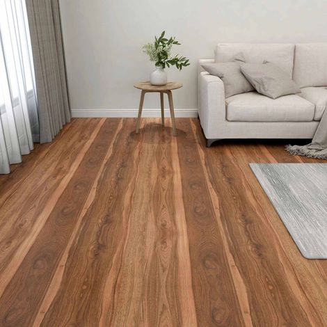 Bodenplatten 55 pcs Braun 5,11 m² PVC