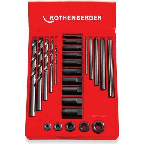 ROTHENBERGER Juego extractor de machos Gr.2, M5-M16, 25 piezas - 71311