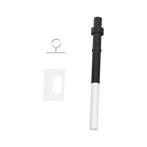 Buderus Grundbausatz C33x, DN 80/125, Dachdurchführung C33x, Schwarz