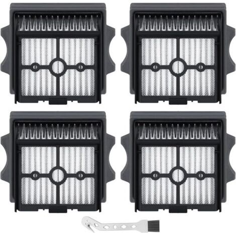 Lot de 4 filtres HEPA pour Tineco FLOOR ONE stretch S6/SWITCH S6/SWITCH S6 Stretch/SWITCH S7 Stretch/S7 Stretch Steam/S7 Stretch Ultra/S9 Artist/S5 Combo/i6 Stretch/i5 Stretch/S7 Artist Aspirateur