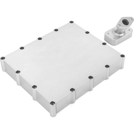 Untere Aluminium-Ölwanne mit Montagesatz für Suzuki GSXR750 GSXR600 GSXR1000, Zubehör inklusive, silberfarben, kompatibel mit Sportmotorrädern. (1/5)