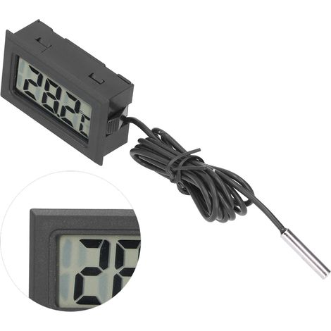 Thermomètre électronique numérique étanche miniature pour extérieur, mesure de température précise, capteur digital portable (1/5)