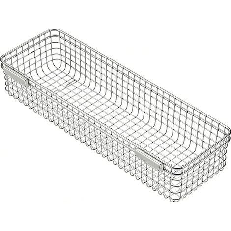 Porte-couverts - Portable en acier inoxydable à séchage rapide - Panier à outils en métal de camping Pour cuillères et fourchettes, pour maison, cuisine, plan de travail, extérieur, pique-nique (1/5)