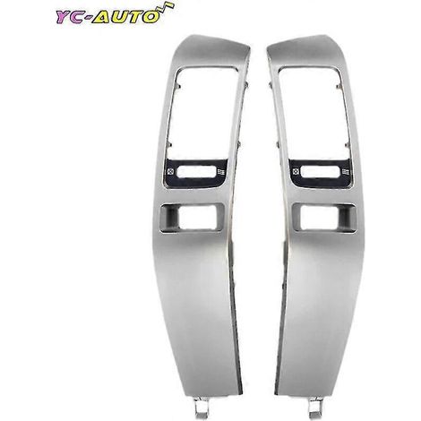 2 Stück silberne Lüftungsgitter für Toyota Land Cruiser Prado FJ120 2003-2009 55474-60040 5547560040 Autozubehör