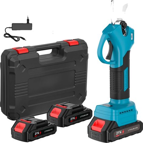 Sécateur, Moteur Sans Balais, Réglage à 2 Vitesses, 2 BATTERIE (1/2)