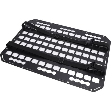Panneau Molle de Lit Latéral, Système de Support de Panneau Molle de Lit de Camion en Aluminium de 21,26x15 Pouces, Support d'outils d'organisateur de Stockage de Cargaison pour Berlines SUV (1/5)