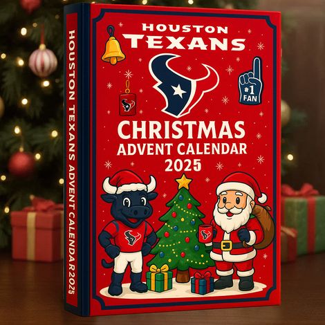 Calendrier de l'Avent de Noël 2025 des Houston Texans (1/4)