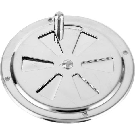Bouche de ventilation 4 trous en acier inoxydable rond à persiennes pour bateau yacht (1/5)