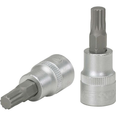 Douille tournevis - 3/8" - XZN M10 - L.48 mm CHROMEmat