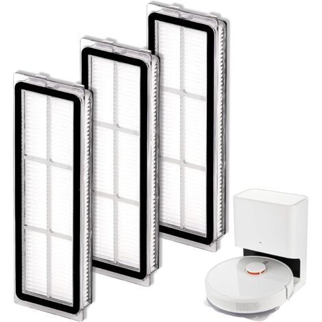 3 Pcs Filtre Hepa Compatibles Avec Dreametech L10s Ultra, L10s Pro, L10 Ultra, S10, S10 Pro, S10 Plus,Z10 Pro, B101cn, 1c, W10, X10+, L10 + Plus, Z10 Pro, D10 Plus,Filtre The Lavable Et Réutilisable (1/4)