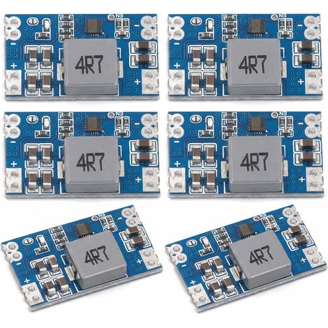 Convertisseur DC-DC Mini 560 Buck Converter 5A Mini560 Taille Ultra Petite Module Alimentation Haute Efficacité Abaisseur Tension Continu Compatible avec Arduino Transformateur Lot de 6 Pièces (1/5)
