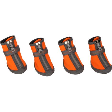 Chaussures pour chien à semelle souple, imperméables, respirantes, antidérapantes, résistantes à l'usure et réfléchissantes, idéales pour la randonnée en extérieur (taille 5). (1/5)