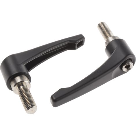 Levier de serrage RS PRO, , filetage M12, Mâle L. 32mm ( Prix pour Paquet de 2 )