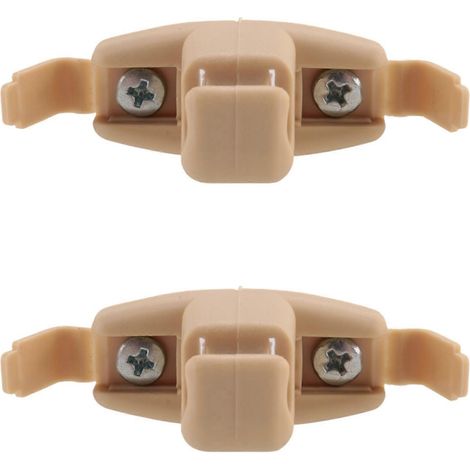 Lot de 2 supports de pare-soleil beiges 51168243575 pour E46 Série 3 325 M3 (1/5)