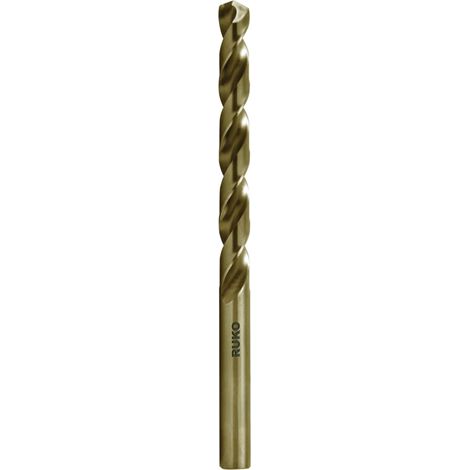 RUKO Set di 10 punte a spirale DIN 338 tipo VA, HSSE-Co 5 Ø 1/8 di pollice - 215805