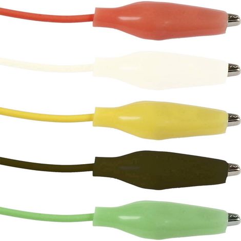 Joy-it COM-KROKO-50 Pinces de connexion rapide crocodile Adapté pour (ordinateur monocarte) Arduino, (1/3)