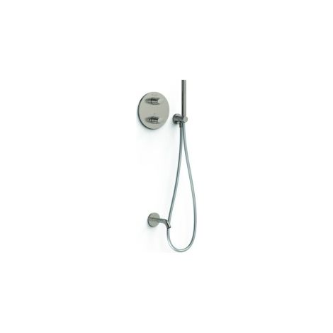 Kit robinet thermostatique encastré 2 voies pour baignoire et douche Therm-box Acier - TRES 28135006AC