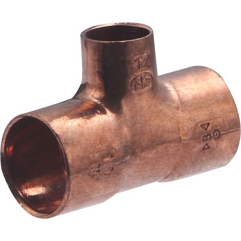 Té femelle réduit à souder pour tube cuivre NOYON & THIEBAULT Ø18 - Ø12 - Ø18