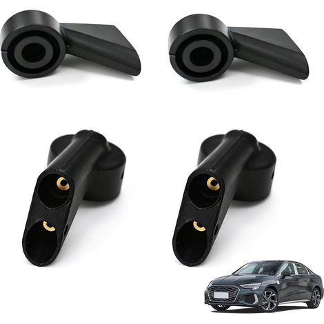 4 Pieces Car Rear Windscreen Washer Jet - Durable ABS Glass for A1 A3 A4 Q7 - Easy Installation, Front and Rear Windshield Compatible, Optimum Performance (1/5)