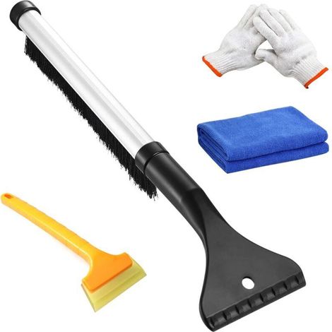 Winter Windshield Broom Tool with Handle, Telescopic Snow Scraper, Winter Windshield Broom Tool with Handle, for Cars, Trucks, SUVs, and Truck Windshields (1/5)
