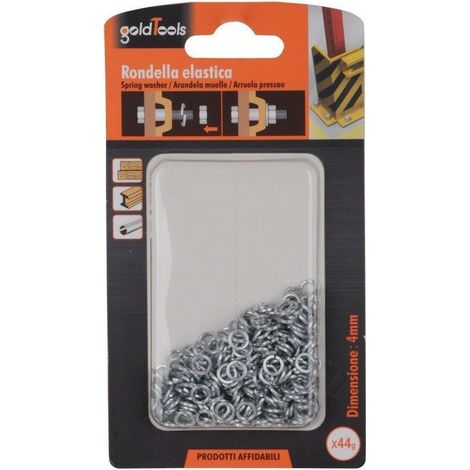 Kaela - Set Confezione 44 Gr. Rondelle Elastiche In Acciaio Rondella Diametro 4 Mm 90833 - (1/2)